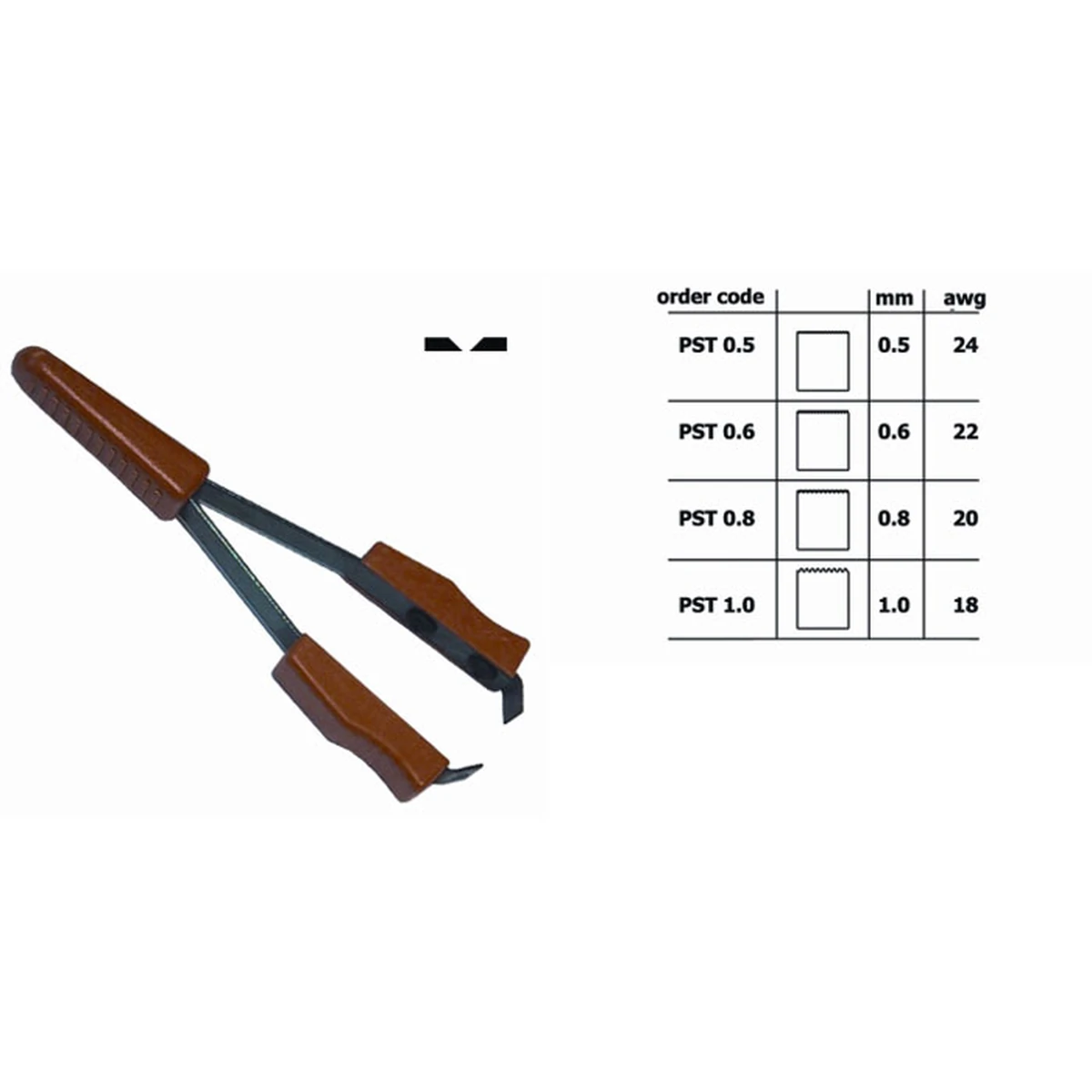 AWG 22/0,6 mm, Länge 125 mm – CP-PST0.6