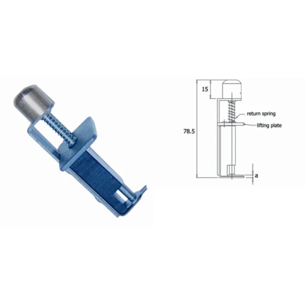 Entriegelungswerkzeug von SUHNER MMCX SERIES Steckern, a=1,6mm, Werkzeuglänge 78,5 mm – CP-SMT-COAX1.6