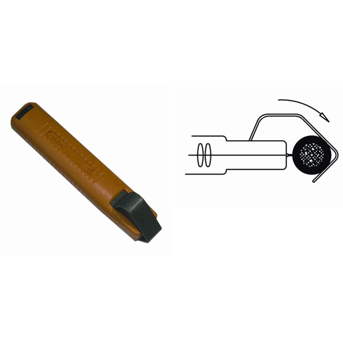 Kabelstripper mit verstellbarer Klinge für 8-28 mm Kabel, Werkzeuglänge 140 mm – CP-SC2-S