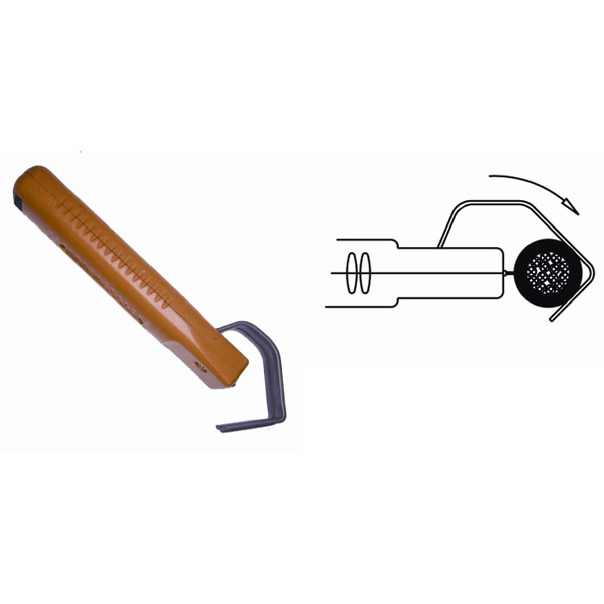 Kabelstripper mit verstellbarer Klinge für 28-35 mm Kabel, Werkzeuglänge 155 mm – CP-SC5-ST