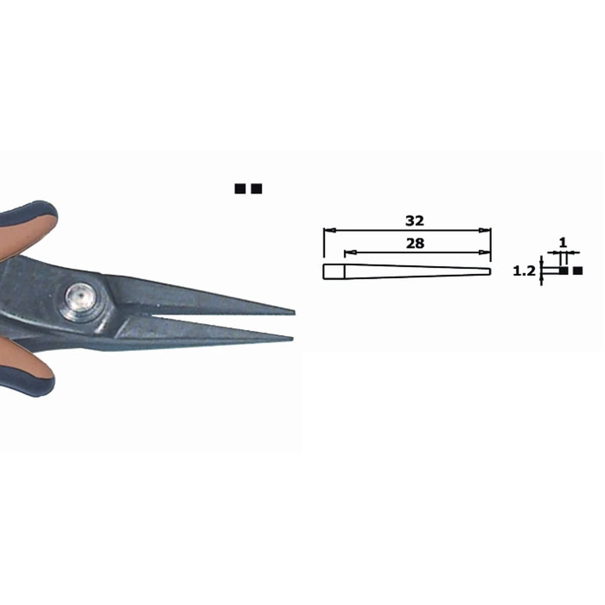 Innenfläche glatt, ideal für die Anwendung in schwer erreichbaren Bereichen. Klingenstärke 3,0 mm… – CP-PN2006