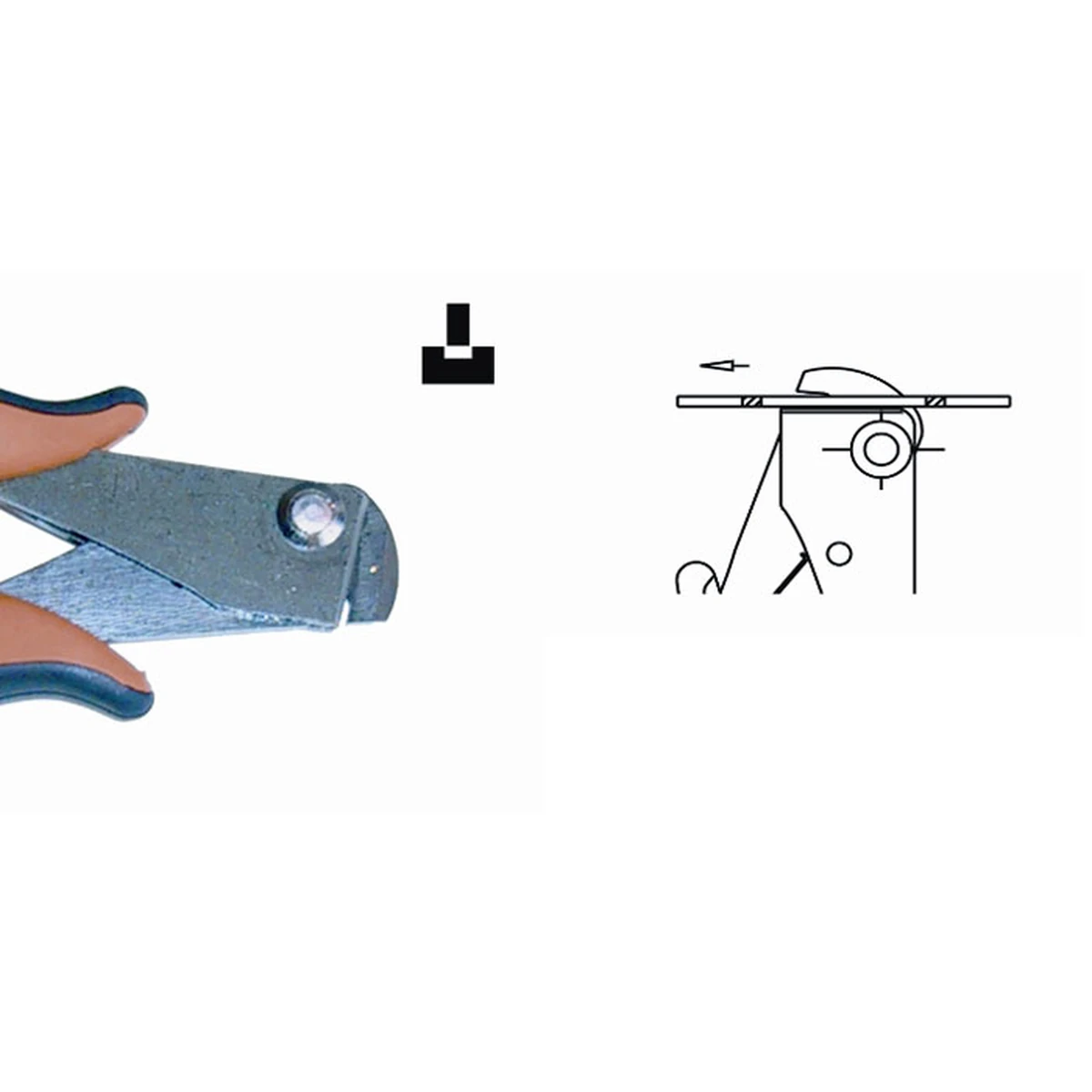 Klingenstärke 2,4 mm. Länge: 147 mm. Maximallänge der Anbindung 2,5mm . ESD – CP-DP24ND