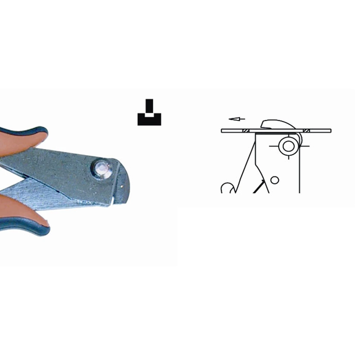 Klingenstärke 2,5 mm. Länge: 147 mm. Maximallänge der Anbindung 2,5mm . ESD – CP-DP25ND