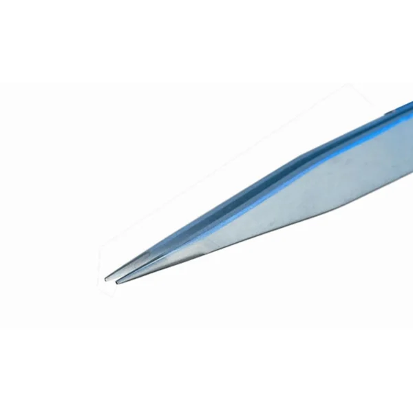Pinzette mit flachen, breiten Spitzen, Länge 105 mm. – CP-00C