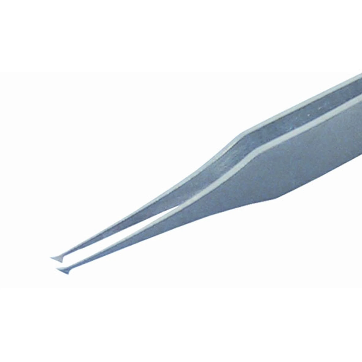 Pinzette mit schrägen Spitzen, zum Greifen von Chips und SMD-Komponenten, Länge 120 mm – CP-102