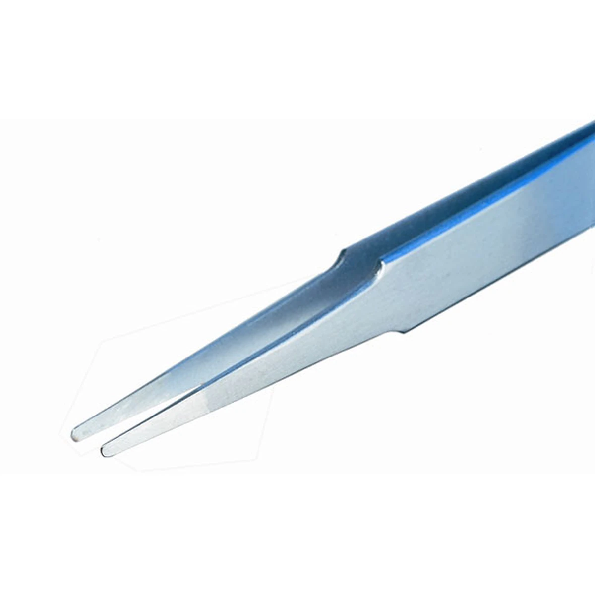 Pinzette mit abgerundeten, flachen Spitzen, Länge 120 mm – CP-2A