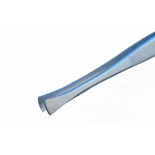 Pinzette zum idealen Greifen von flachen Bauteilen wie Wafers, Länge 120 mm – CP-35A