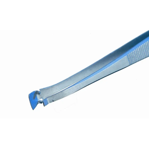 Pinzette zum Arbeiten mit Bauteilen in Senkrechtstellung, Länge 120 mm – CP-37S