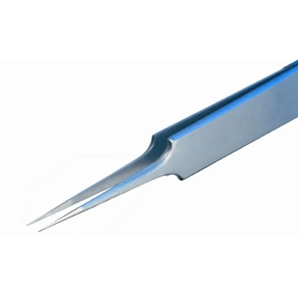 Pinzette mit sehr feinen und scharfen Spitzen, ideal für Arbeiten mit SMD-Bauteilen, Länge 110 mm – CP-5