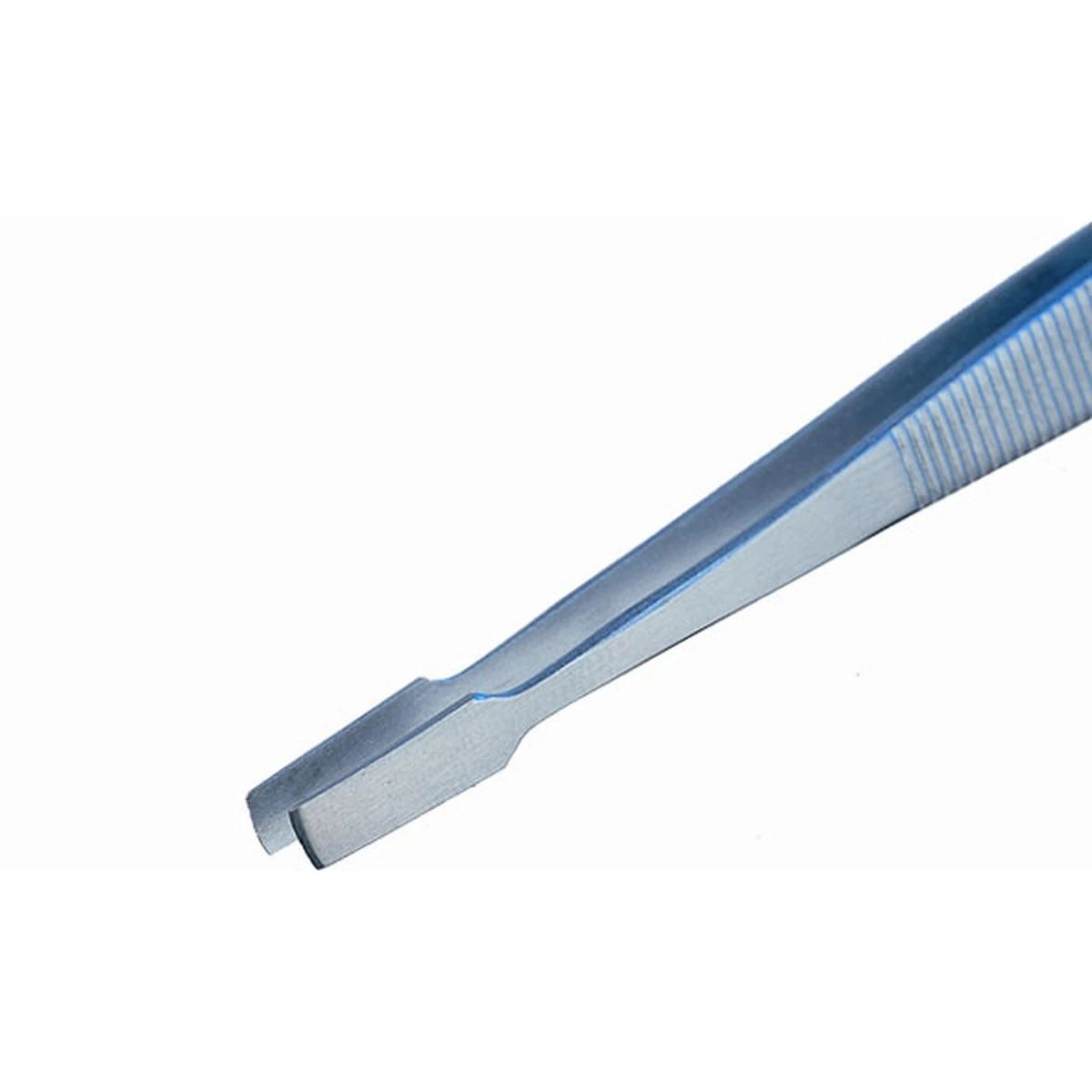 Pinzette für das Arbeiten mit flachen Bauteilen, Länge 120 mm – CP-580