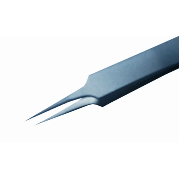 Pinzette mit sehr feinen und scharfen Spitzen, ideal für Arbeiten mit SMD-Bauteilen, Länge 100 mm – CP-5C