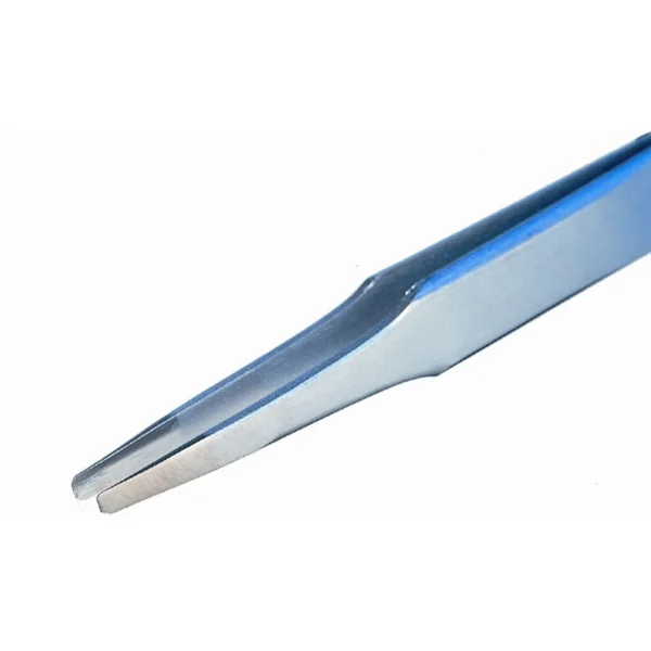 Pinzette mit abgerundeten und flachen Spitzen, Länge 120 mm – CP-F