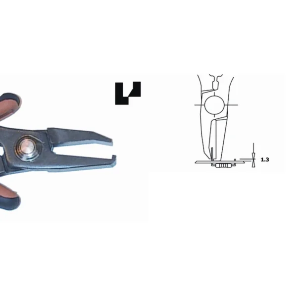 Ideal für schwer erreichbare Stellen. Klingenstärke 5,0 mm. Werkzeuglänge 147 mm. Kupferdraht 1,30… – CP-TR5000-13